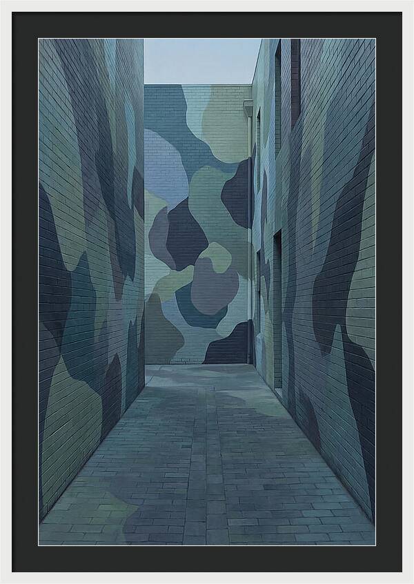Brick Alleyway Mural