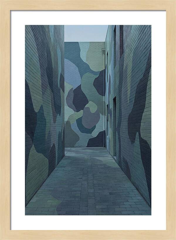 Brick Alleyway Mural