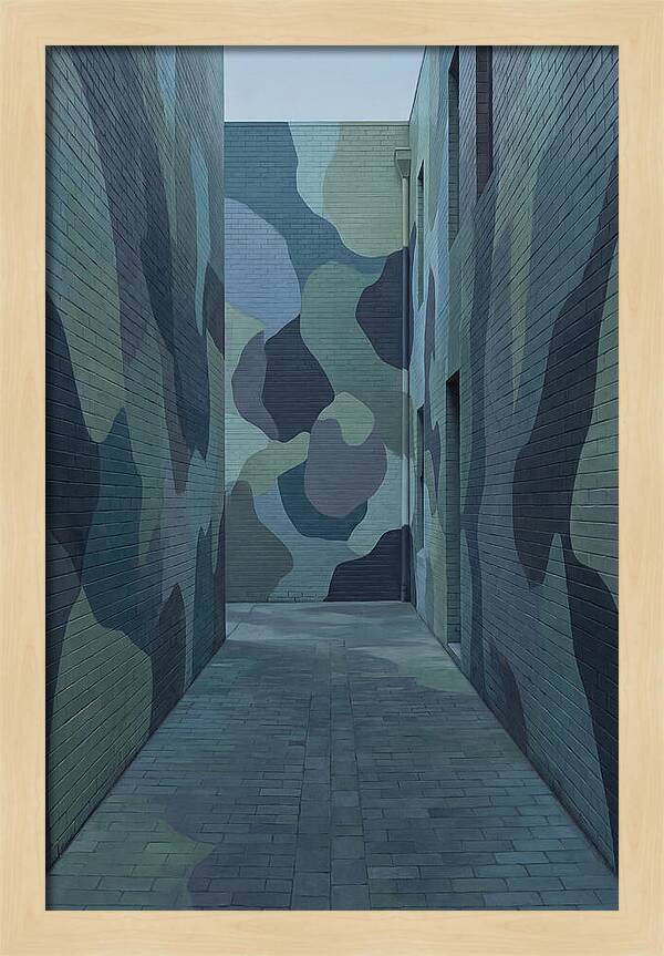 Brick Alleyway Mural
