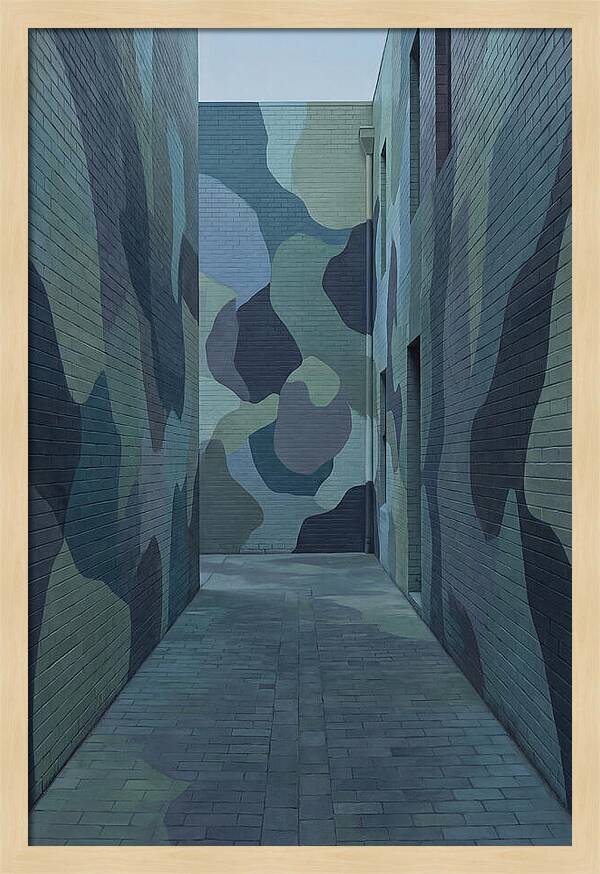 Brick Alleyway Mural