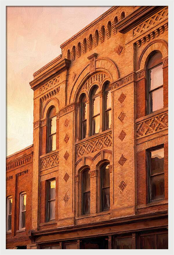 Brick Building Facade