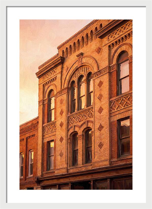 Brick Building Facade