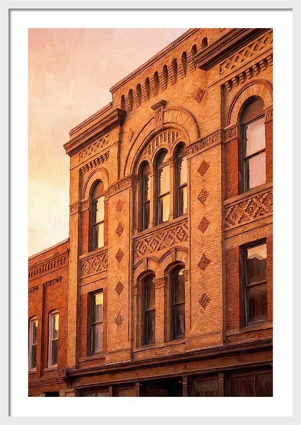 Brick Building Facade