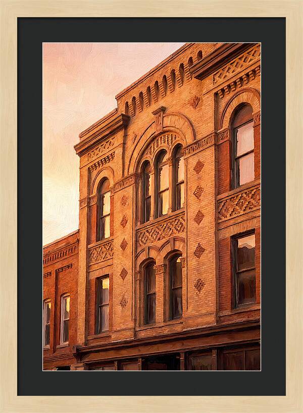 Brick Building Facade