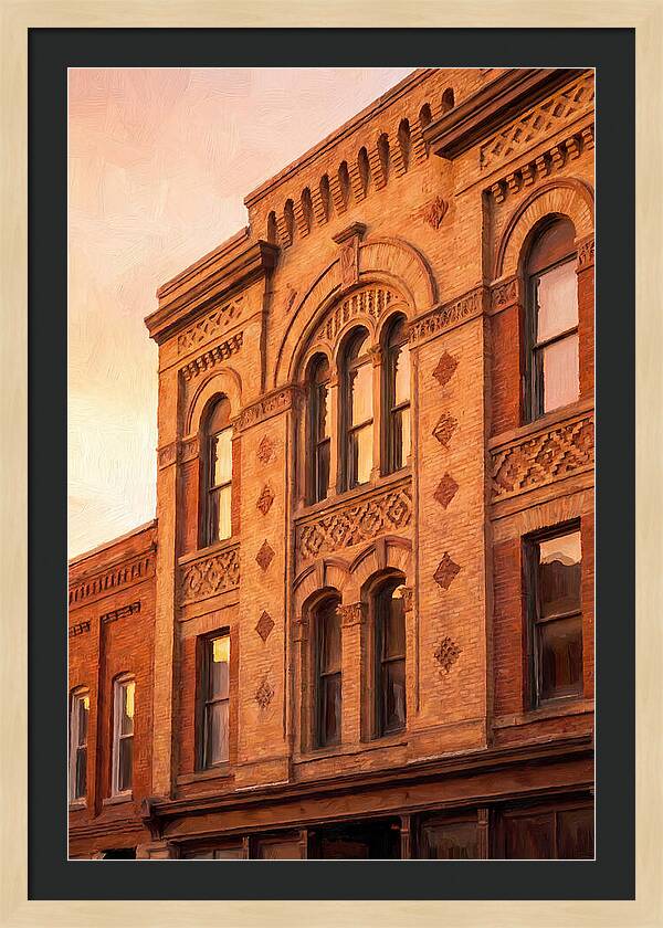 Brick Building Facade