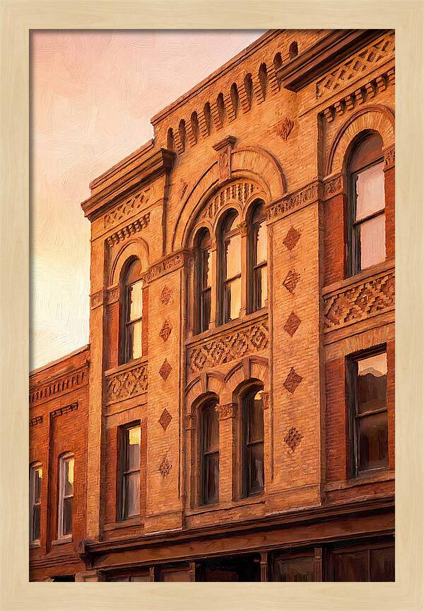 Brick Building Facade