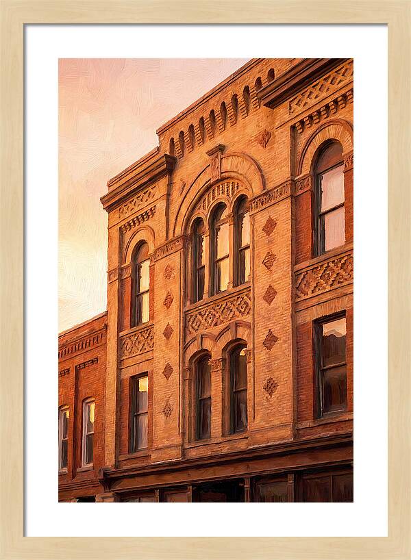 Brick Building Facade