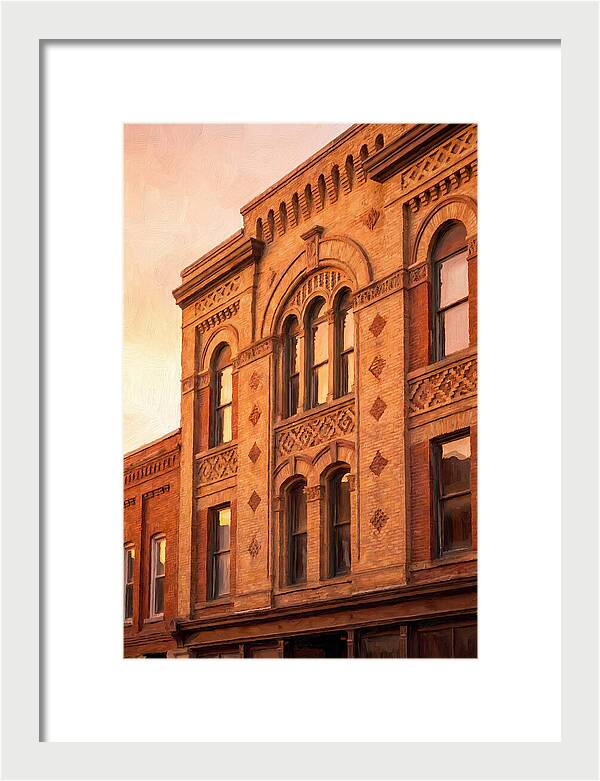 Brick Building Facade