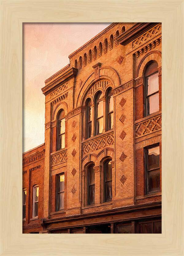 Brick Building Facade