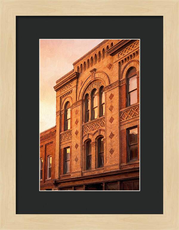 Brick Building Facade