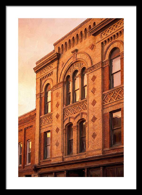 Brick Building Facade