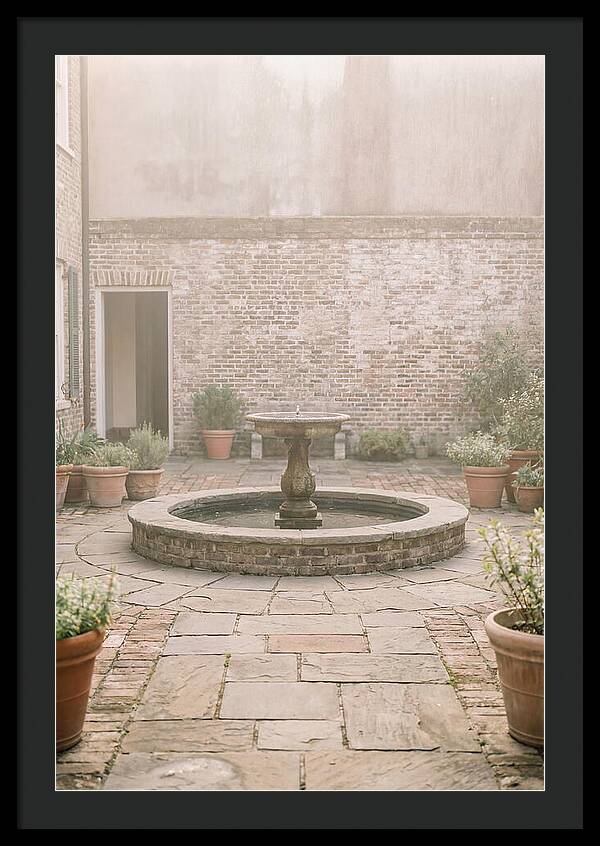 Brick Courtyard Serenity