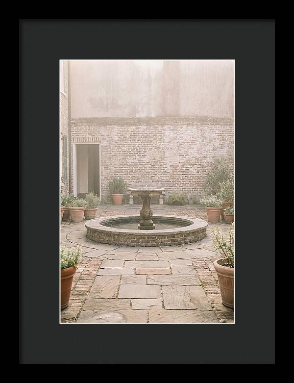 Brick Courtyard Serenity