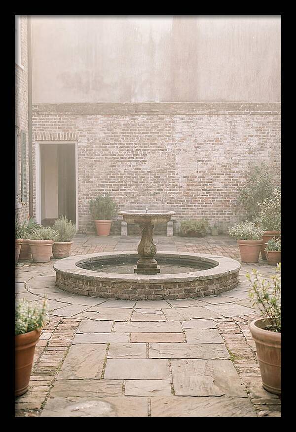 Brick Courtyard Serenity
