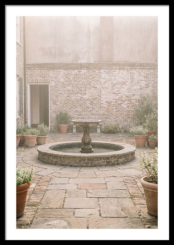 Brick Courtyard Serenity