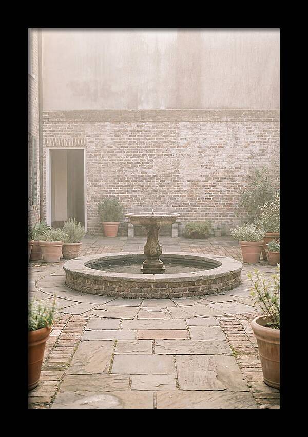 Brick Courtyard Serenity