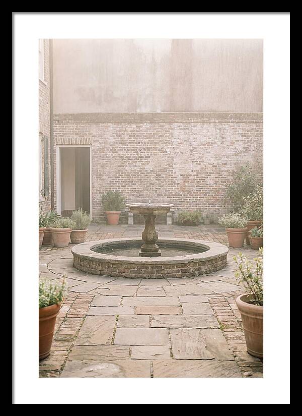Brick Courtyard Serenity