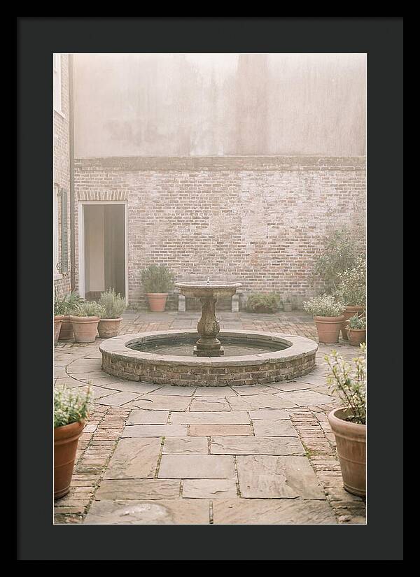 Brick Courtyard Serenity
