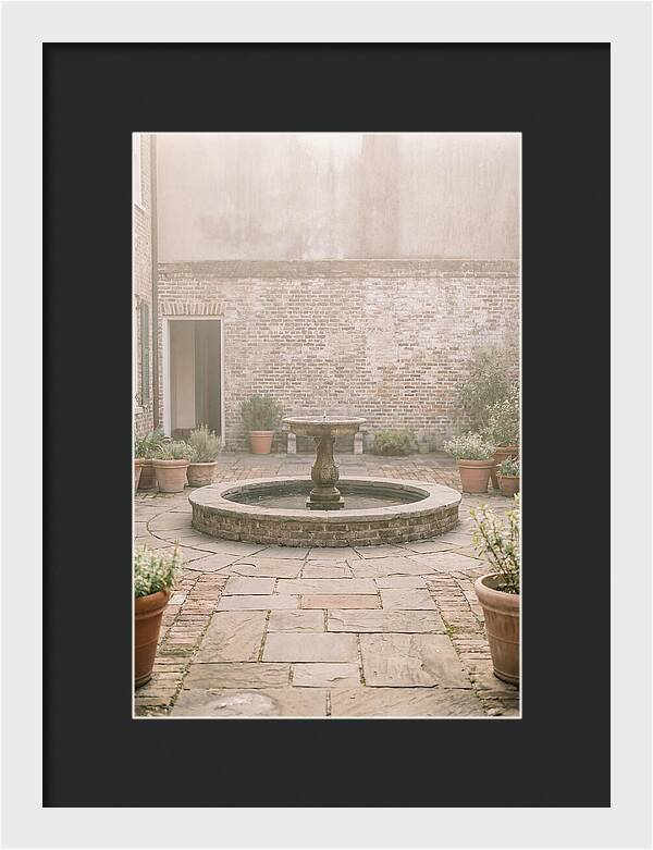 Brick Courtyard Serenity