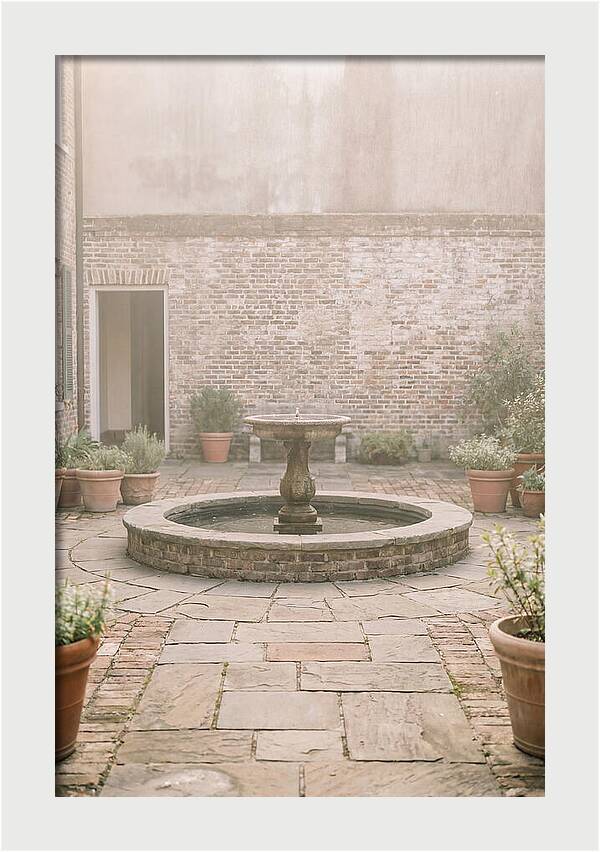 Brick Courtyard Serenity