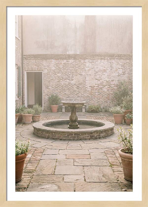 Brick Courtyard Serenity