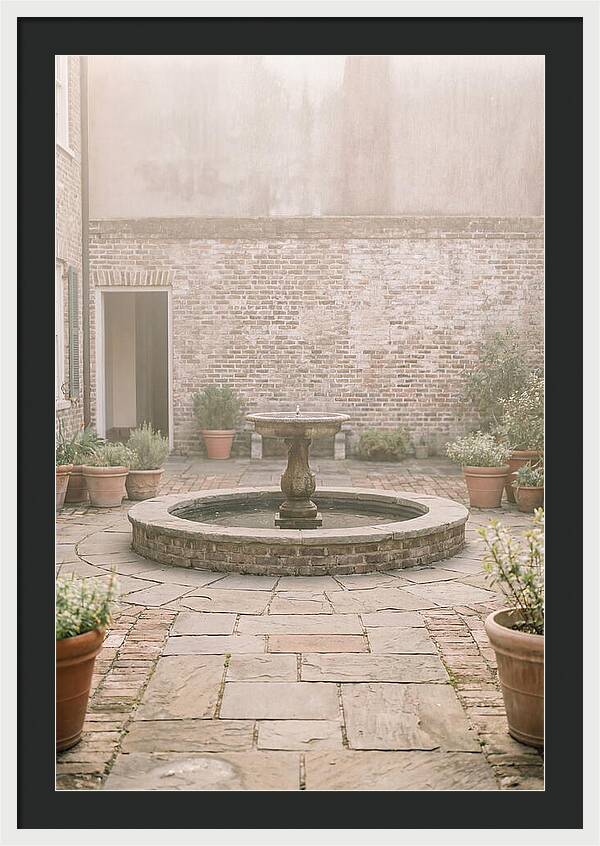 Brick Courtyard Serenity