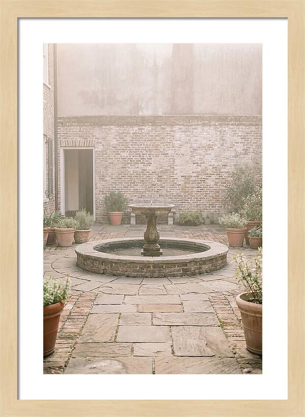 Brick Courtyard Serenity