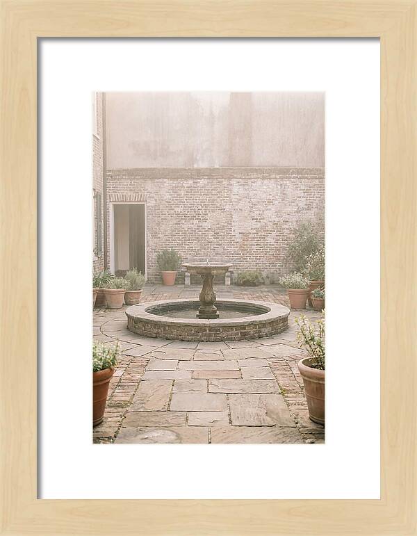 Brick Courtyard Serenity