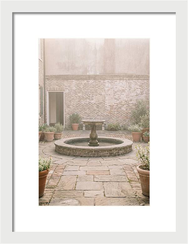 Brick Courtyard Serenity