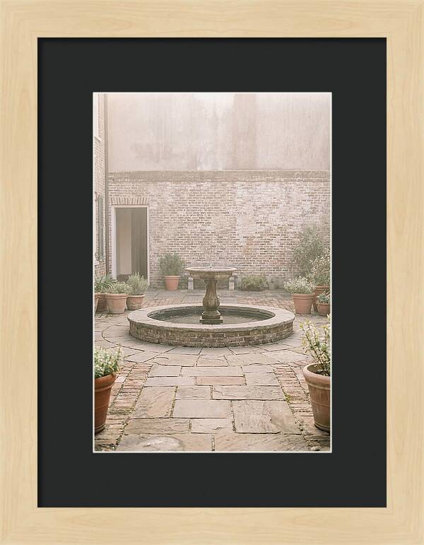Brick Courtyard Serenity