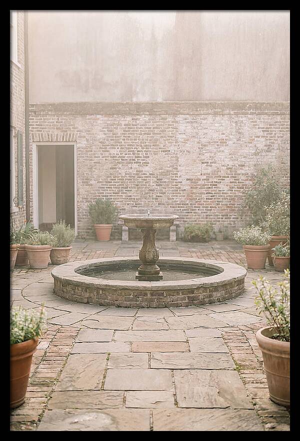 Brick Courtyard Serenity