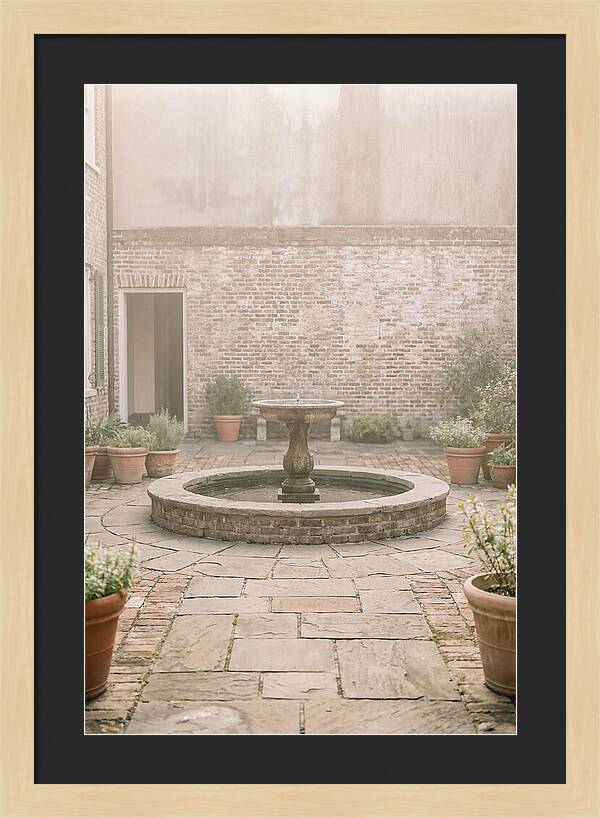 Brick Courtyard Serenity