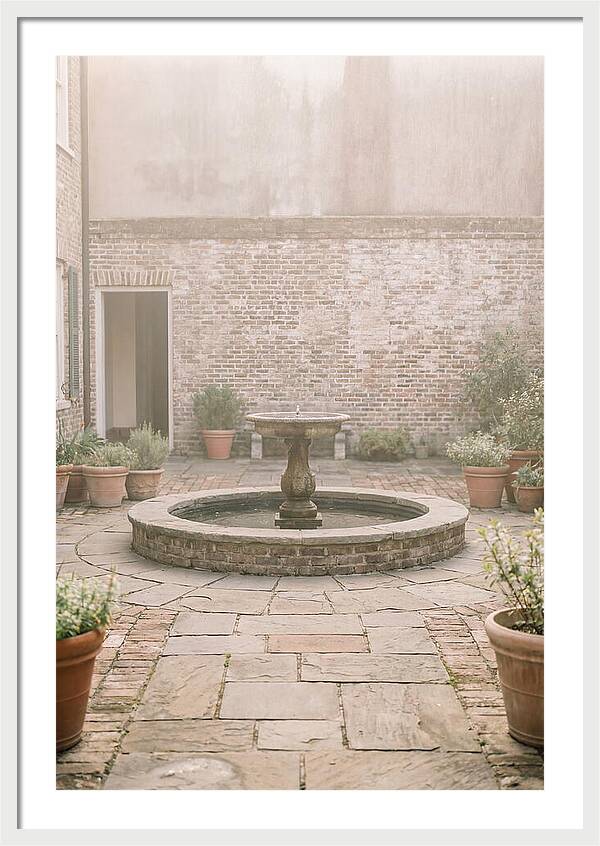 Brick Courtyard Serenity
