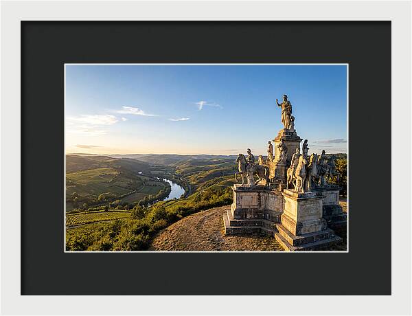 Brigham Young Monument At Sunset