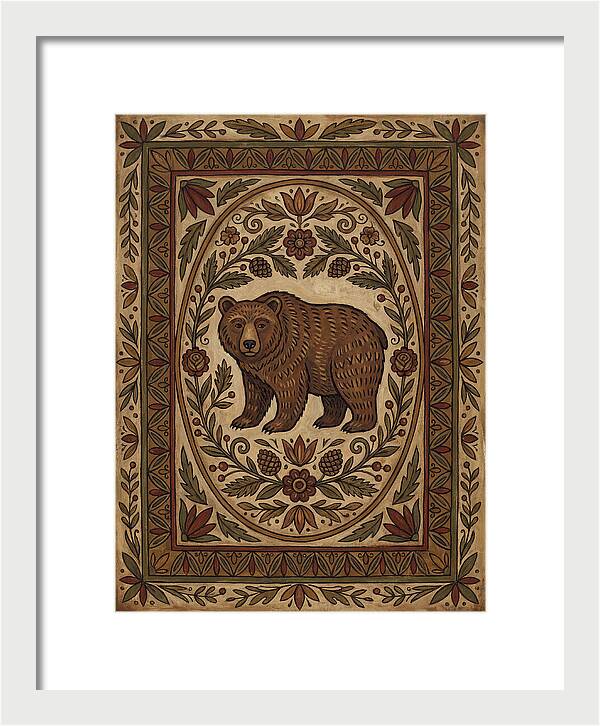 Brown Bear Folk Art