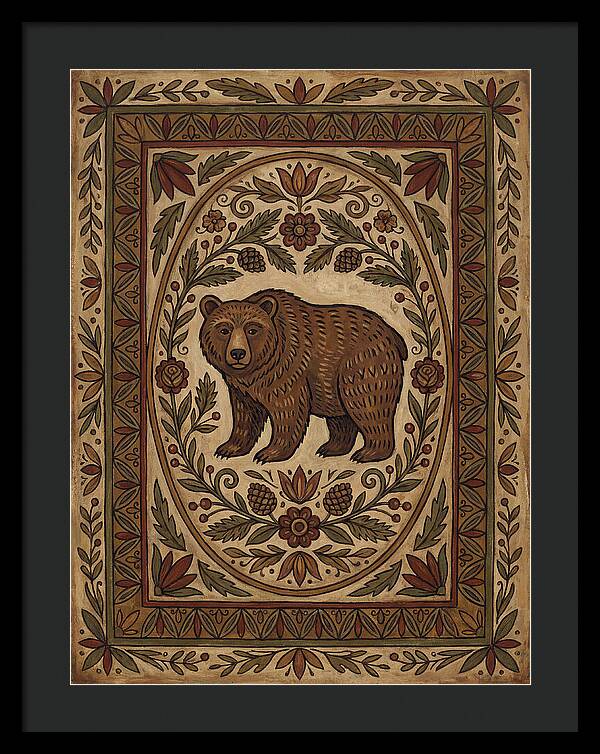 Brown Bear Folk Art
