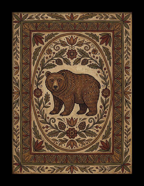 Brown Bear Folk Art