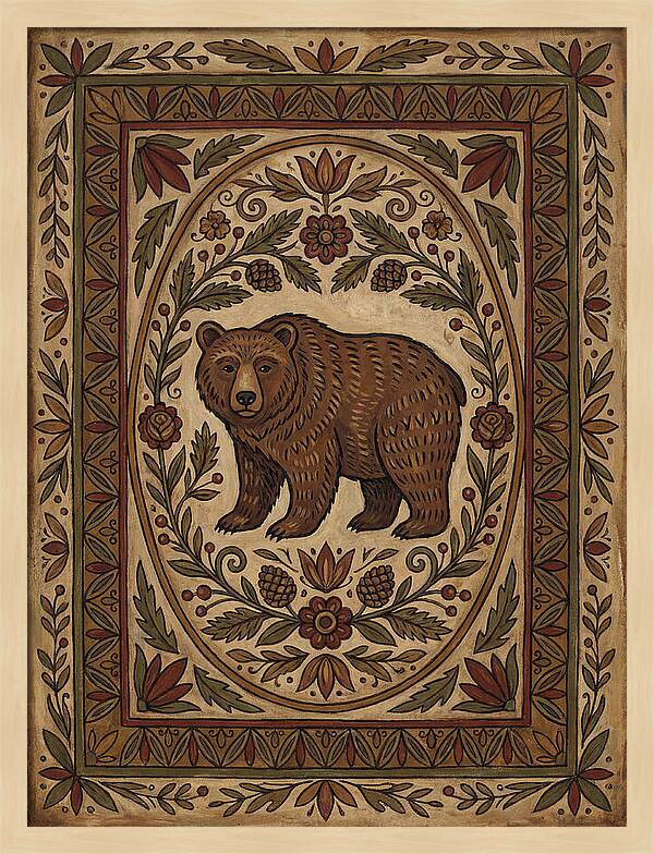 Brown Bear Folk Art