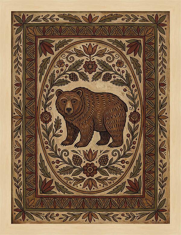 Brown Bear Folk Art