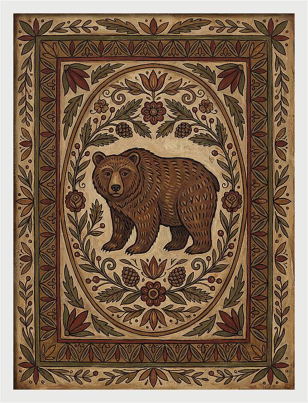 Brown Bear Folk Art