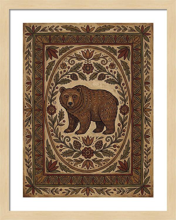 Brown Bear Folk Art