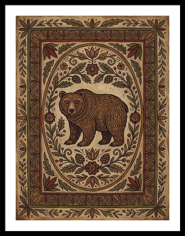 Brown Bear Folk Art