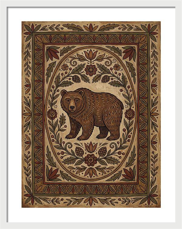 Brown Bear Folk Art