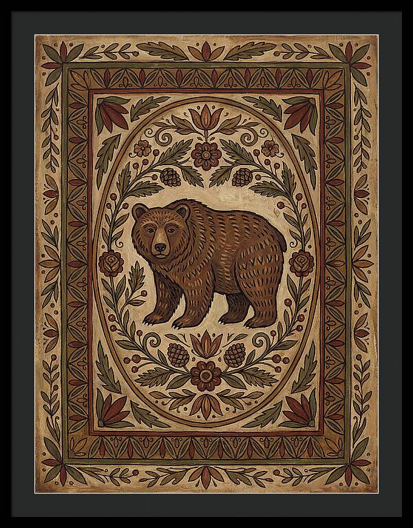 Brown Bear Folk Art