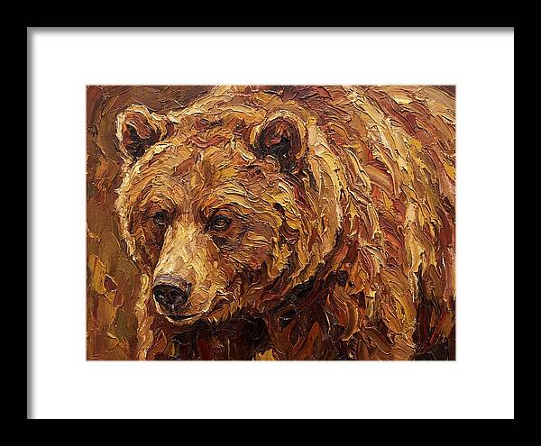 Brown Bear In Earthy Tones