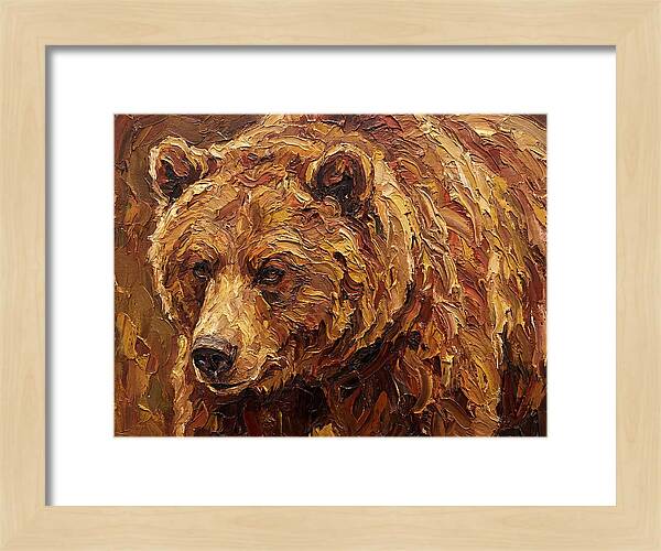 Brown Bear In Earthy Tones