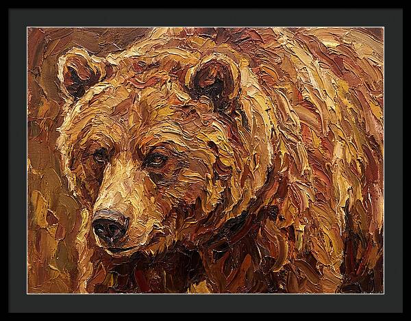 Brown Bear In Earthy Tones