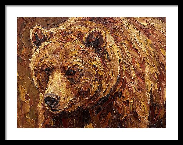 Brown Bear In Earthy Tones