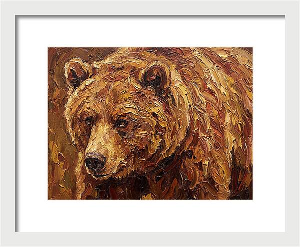 Brown Bear In Earthy Tones