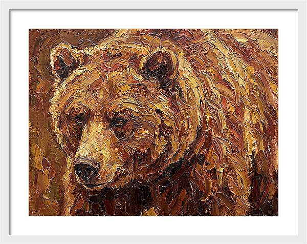 Brown Bear In Earthy Tones